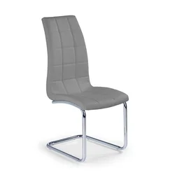Halmar Jedilni stol K147 - siv/krom