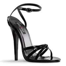 Pleaser Domina-108 Blk Pat 38