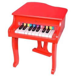 Dječji drveni klavir Classic World – Dječji Royal, crveni