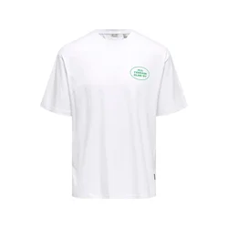 Only & Sons Majica ONSNATHAN zelena/bela