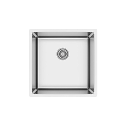 Metalac Ideal 400 Podgradna sudopera sa sifonom, Inox, fi 90, 440 x 440 mm