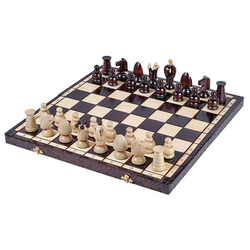 Lesena šahovska garnitura Kings, 44cm