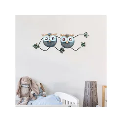 Wallity Dekorativni metalni zidni dodatak Owl 3
