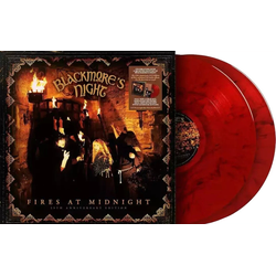 Blackmores Night - Fires At Midnight (Limited Edition) (Reissue) (Remastered) (Red/Black Marbled) (LP)