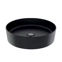 Loop nadgradni lavabo crni 45cm