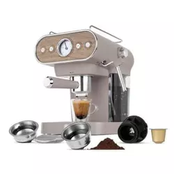 Berlinger Haus Espresso aparat za kafu 3-u-1 Taupe Nordic Collection, Smeđi
