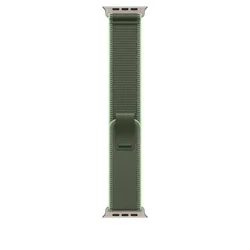 49mm Green/Neon Trail Loop – M/L - Natural Titanium Finish