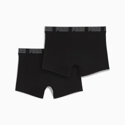 PUMA Mens Trunks 2 Pack, Black
