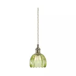 Markslöjd 109138 - Visilica na sajli GOTA 1xE14/40W/230V zadimljeno zelena/mesing