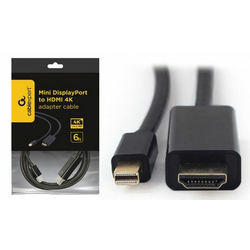 GEMBIRD CC-mDP-HDMI-6 Mini DisplayPort to HDMI 4K cable/ 1.8m