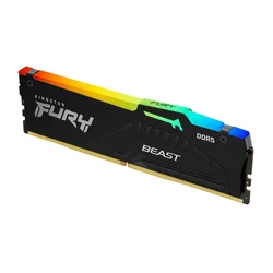 Kingston FURY Beast EXPO/DDR5/16GB/6400MHz/CL32/1x16GB/RGB/črna