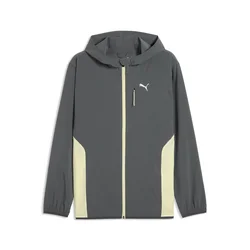 PUMA FLEX STRETCH Woven Training Jacket Men, Clothing, Galactic Gray/Apple Spritz, XXL
