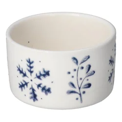 Porcelanast svečnik z božičnim motivom – Dakls