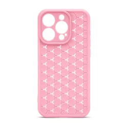 Futrola Honeycomb Color za Iphone 15 Pro, Roze