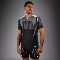 Venum Muška majica Adrenaline Dry Tech, Kratki rukav, Crno-siva
