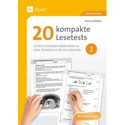 20 kompakte Lesetests für Klasse 2
