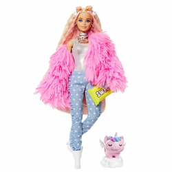Barbie extra lutka u ružičastoj jakni