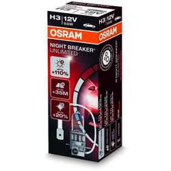 Osram ŽARNICA HALOGEN H3 NIGHT BREAKER UNLIMITED 64151NBU 12V 55W PK22s