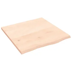 Stolna ploča 60 x 60 x 2 cm od netretirane masivne hrastovine