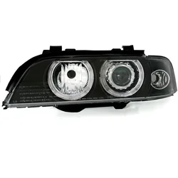 OEM Kristalni farovi Angel Eyes BMW E39 (95-00), Crni
