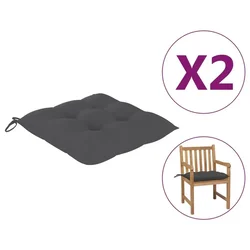 Jastuci za stolice 2 kom antracit 50x50x7 cm od tkanine Oxford