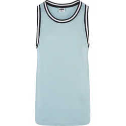 Mens Fishnet Tank Top - Blue