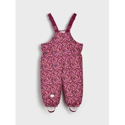 Sinsay - Toplije ski pantalone sa cvetnim printom - maroon