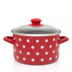 Metalac duboka šerpa BELE TUFNE 24cm/6,75lit