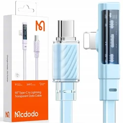 Mcdodo KOTNI USB-C LIGHTNING PLOŠČATI KABEL 36W ZA IPHONE 13 14 MODER 2M