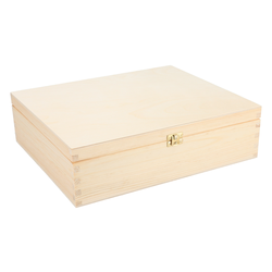 AtmoWood Lesena škatla za 3 vina XII