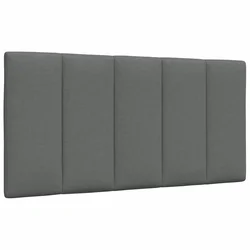 Vidaxl Blazina za vzglavje Hanko temno siva 100 cm blago