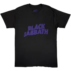 Black Sabbath Majica Wavy Logo Vintage Unisex Black L