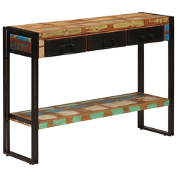 Konzolni stol 110 x 30 x 76 cm od masivnog obnovljenog drva