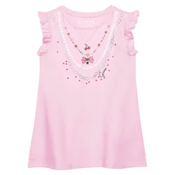 Guess Vsakodnevna obleka K6RK02 KA6W4 Roza Regular Fit