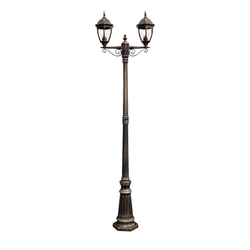 Redo 9609 - Spoljašnja lampa SEVILLA 2xE27/42W/230V IP44 zlatna/patina