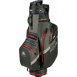 Big Max Aqua Silencio 4 Organizer Charcoal/Black/Red Golf torba Cart Bag