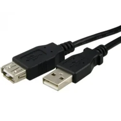 FAST ASIA Kabl USB A - USB A MF (produžni) 1.8m crni