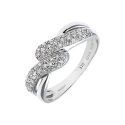 DIAMANT LETERNEL Prstan srebrna