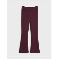 Sinsay - Sportske Flare Pantalone od Leteće Pletenine Active - maroon
