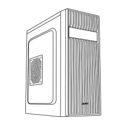 Atomic Zen Desktop PC Ryzen 5 1600-16GB-250GB SSD-1TB HDD-GTX 1650-600W