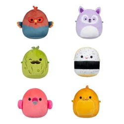 Squishmallows Micromallows Paket 6 kosov (Charles, Onel, Mo, Cookie, Reed, Layla)