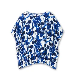 SHEEGO Bluza kobalt modra/temno modra/bela