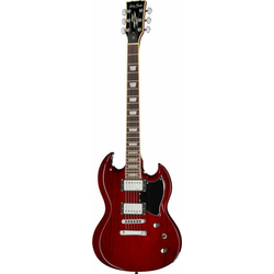 Gitara Harley Benton - DC-Custom Cherry, crvena