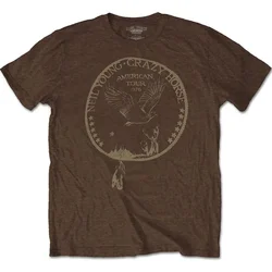 Neil Young Majica Tour 76 Seal Unisex Brown M