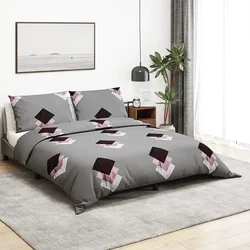 Vidaxl Komplet prevleke za odejo večbarvna 200x220 cm bombaž