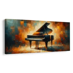 Slika glasba v barvah - 80x40