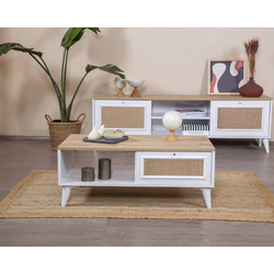 HANAH HOME Sto za dnevnu sobu Mount White Oak
