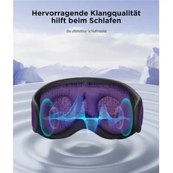 LC-dolida 3D spalna maska z Bluetooth – vijolična