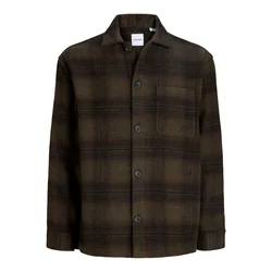 JACK & JONES Srajca JJESOHO rjava / zelena / temno zelena
