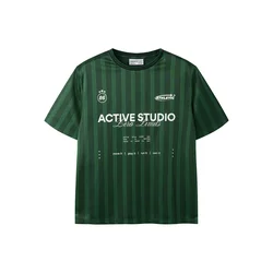 NAME IT Majica temno zelena/črna/bela